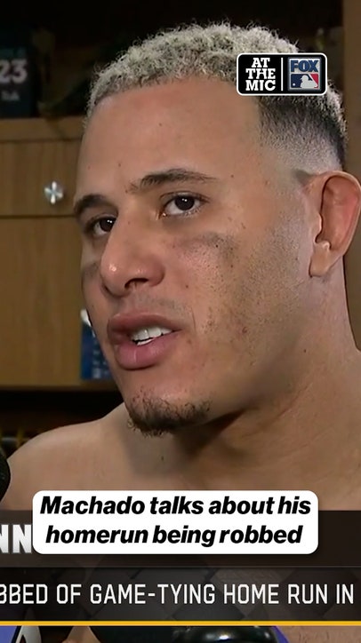 Manny Machado on his potential game-tying HR being robbed