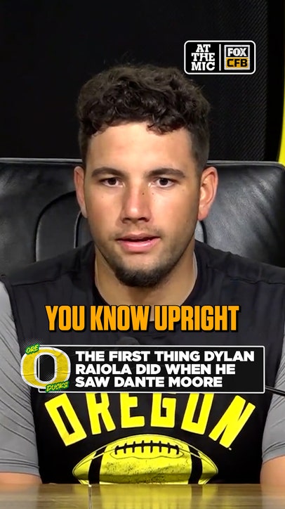 Dylan Raiola shares what it meant to see Dante Moore healthy and back with the team