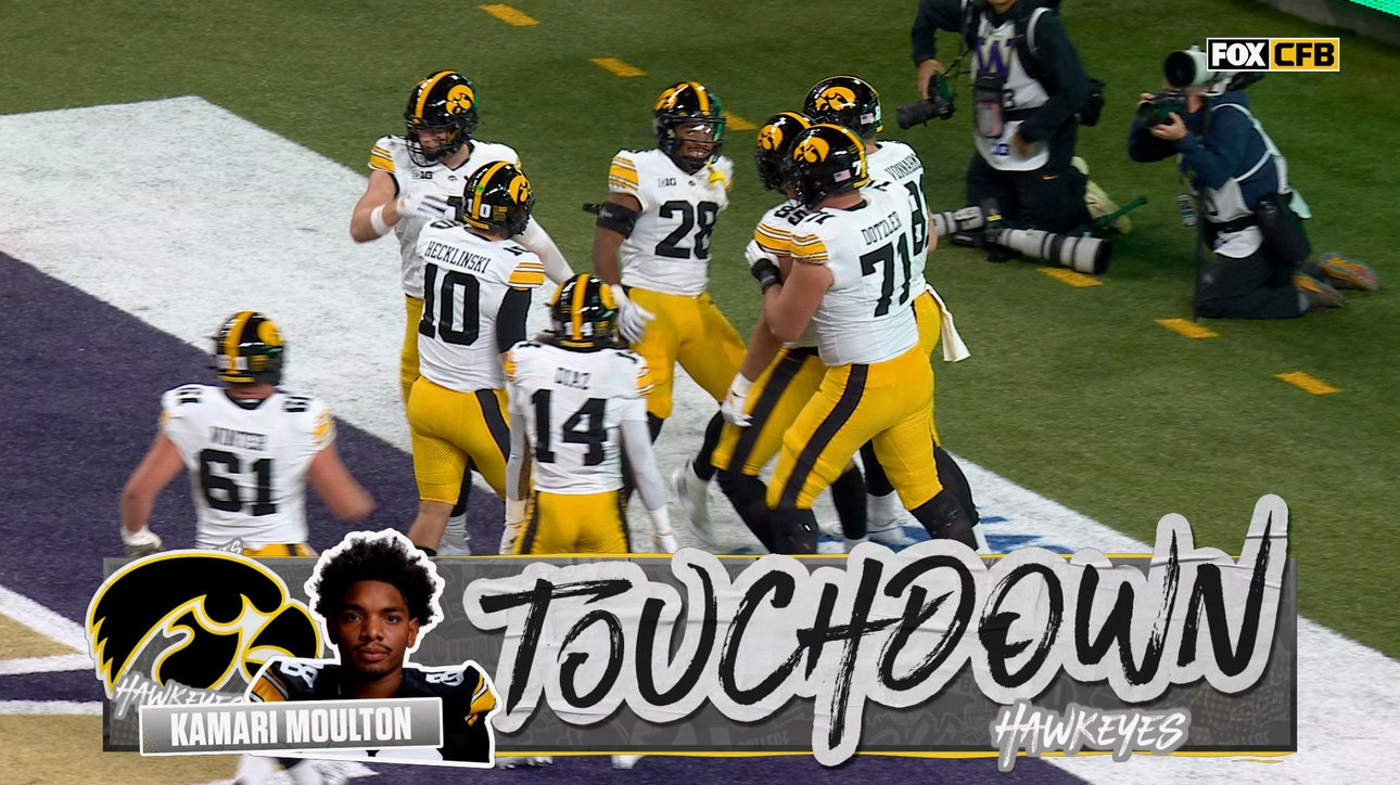 Kamari Moulton runs for 56-yard TD, extending Iowa's lead over Washington