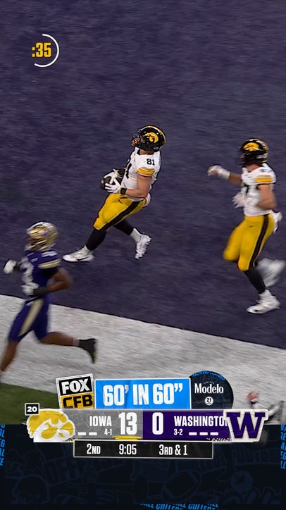 Iowa gets it DONE 🔥 The Hawkeyes take down Washington 41-24.