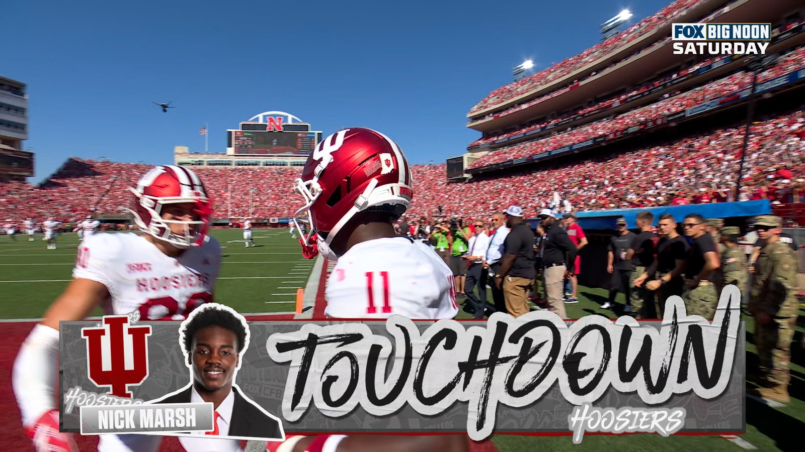 Josh Hoover finds Nick Marsh for CLUTCH 44-yard TD.