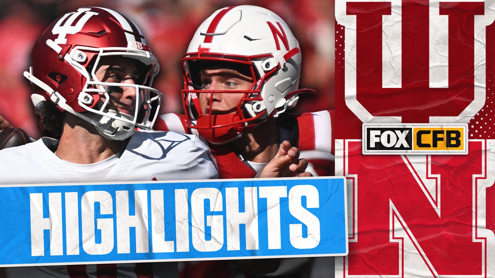 No. 7 Indiana Hoosiers vs Nebraska Cornhuskers Highlights 🏈