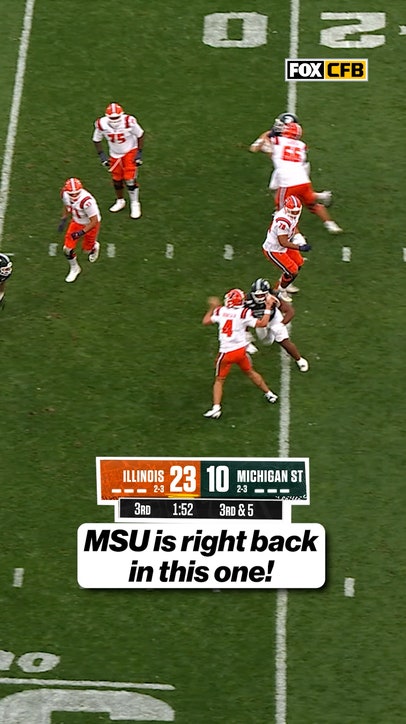 Michigan State puts together a huge sequence!