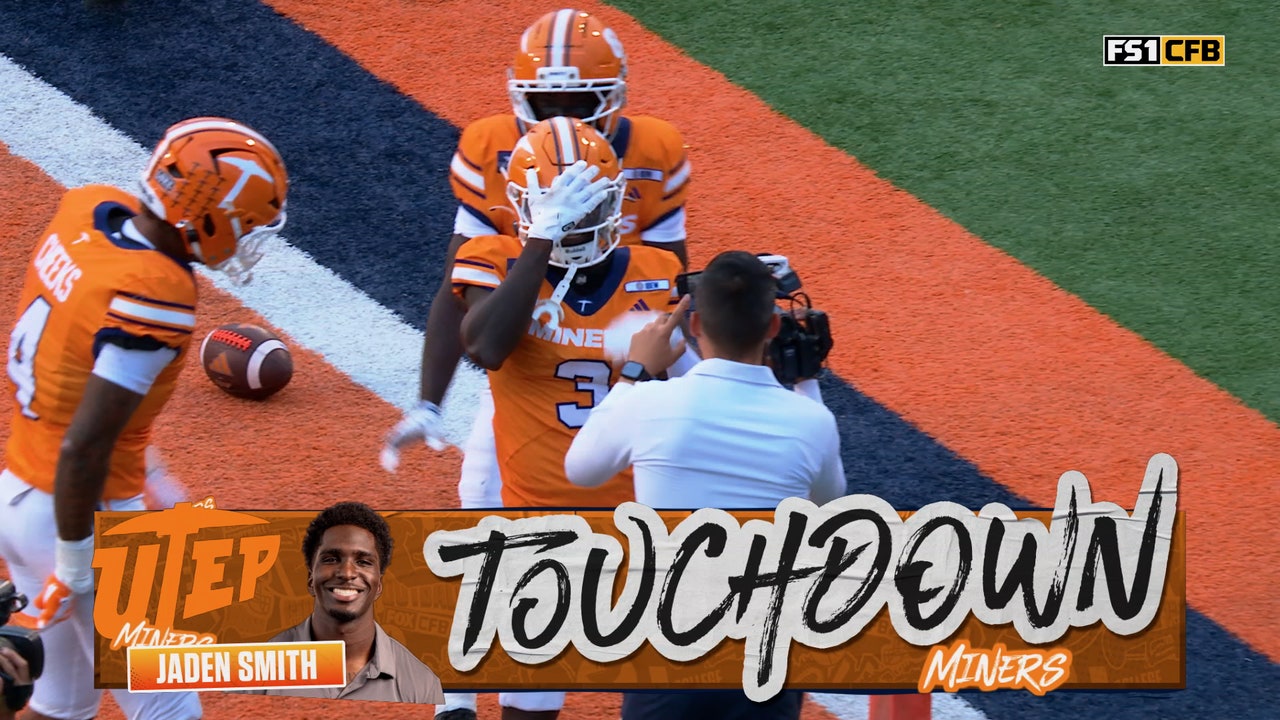 UTEP's Raymond Moore III connects with Jaden Smith for 16-Yard TD vs Nevada