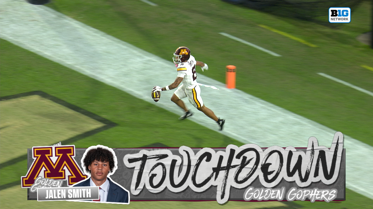Drake Lindsey connects with Jalen Smith for 42-yd TD, pass cutting Minnesota's deficit vs Purdue