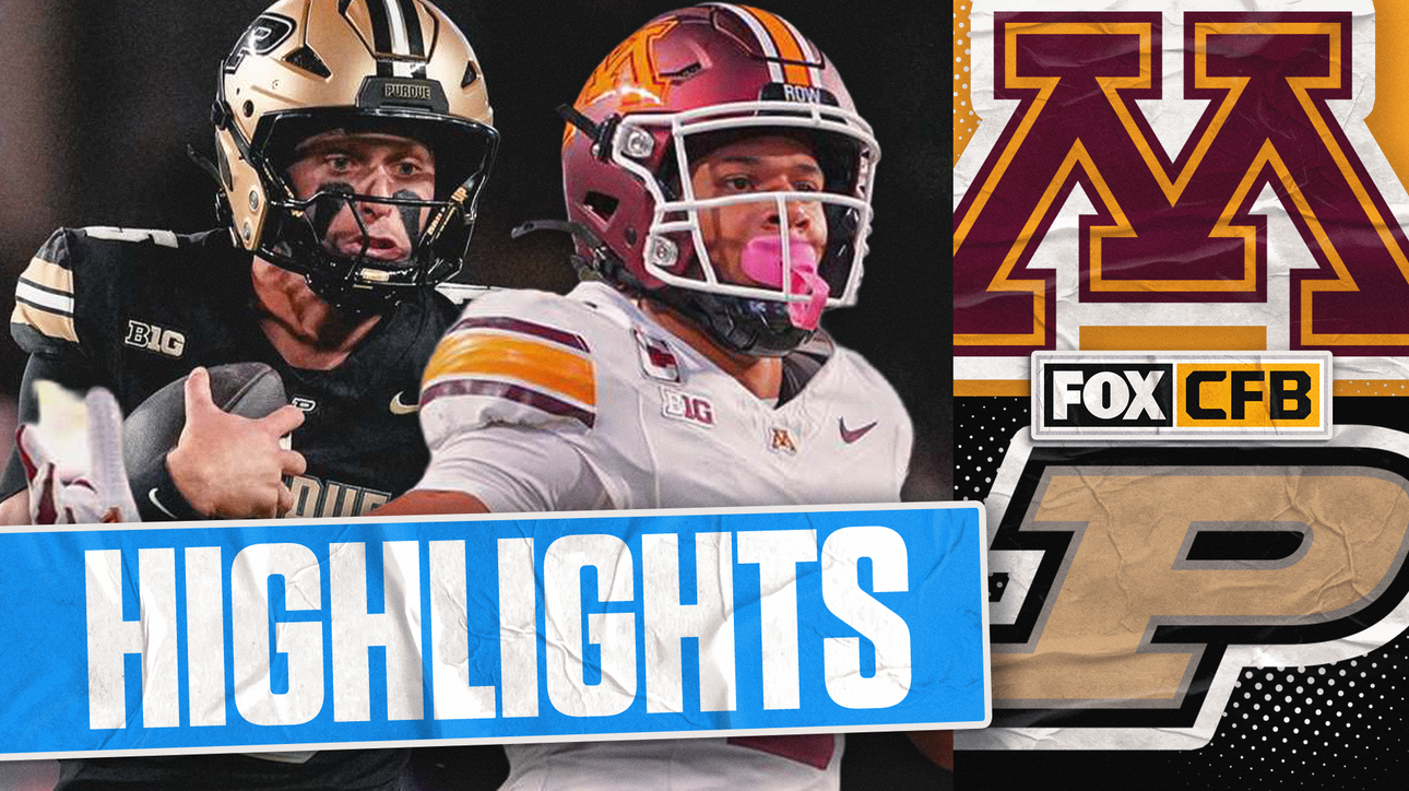 Minnesota Golden Gophers vs Purdue Boilermakers Highlights 🏈 FOX College Football