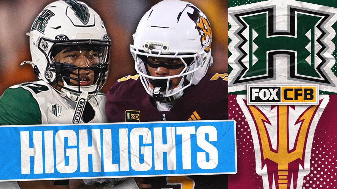 Hawaii Rainbow Warriors vs Arizona State Sun Devils Highlights 🏈 FOX College Football