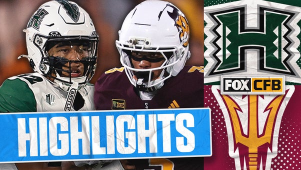 Hawaii Rainbow Warriors vs Arizona State Sun Devils Highlights 🏈 FOX College Football