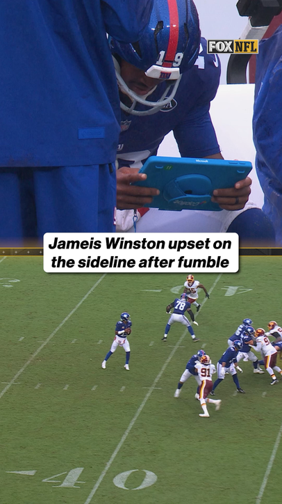 Jameis Winston raging after that fumble