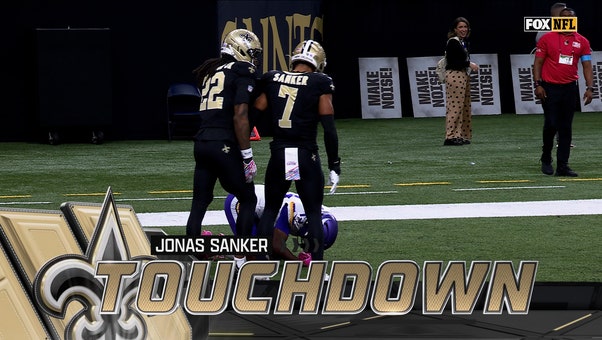 Jonas Sanker returns fumble 87 Yards for TD, bringing Saints even with Vikings | NFL Highlights