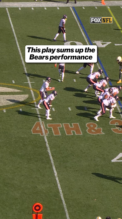 Rome Odunze fumbles for the Bears 4th turnover of the day