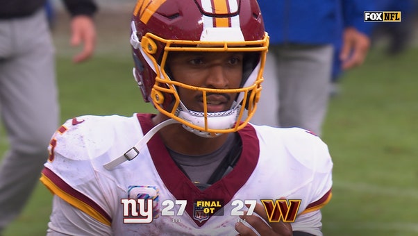 Commanders Run Out of Time After COSTLY Clock Management Blunder as Game Ends in Tie vs Giants | NFL Highlights