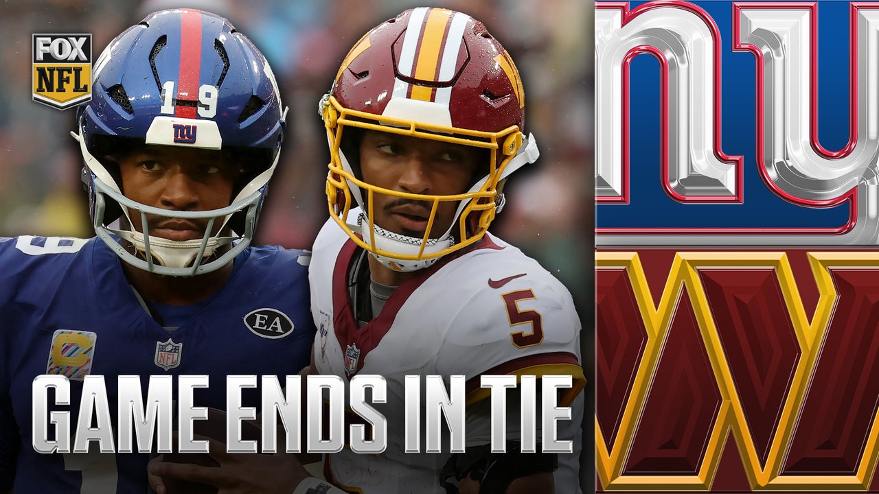 Giants-Commanders Ends in WILD Tie After Late Clock Management Miscue 🤯