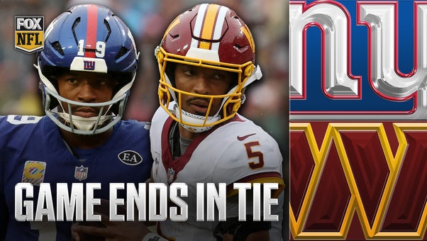 Giants-Commanders Ends in WILD Tie After Late Clock Management Miscue 🤯