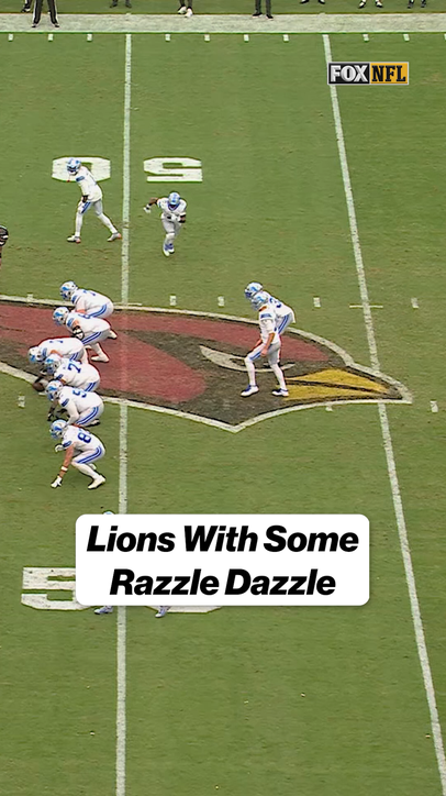 Lions with some Razzle Dazzle