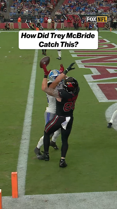 How did Trey McBride make this catch!