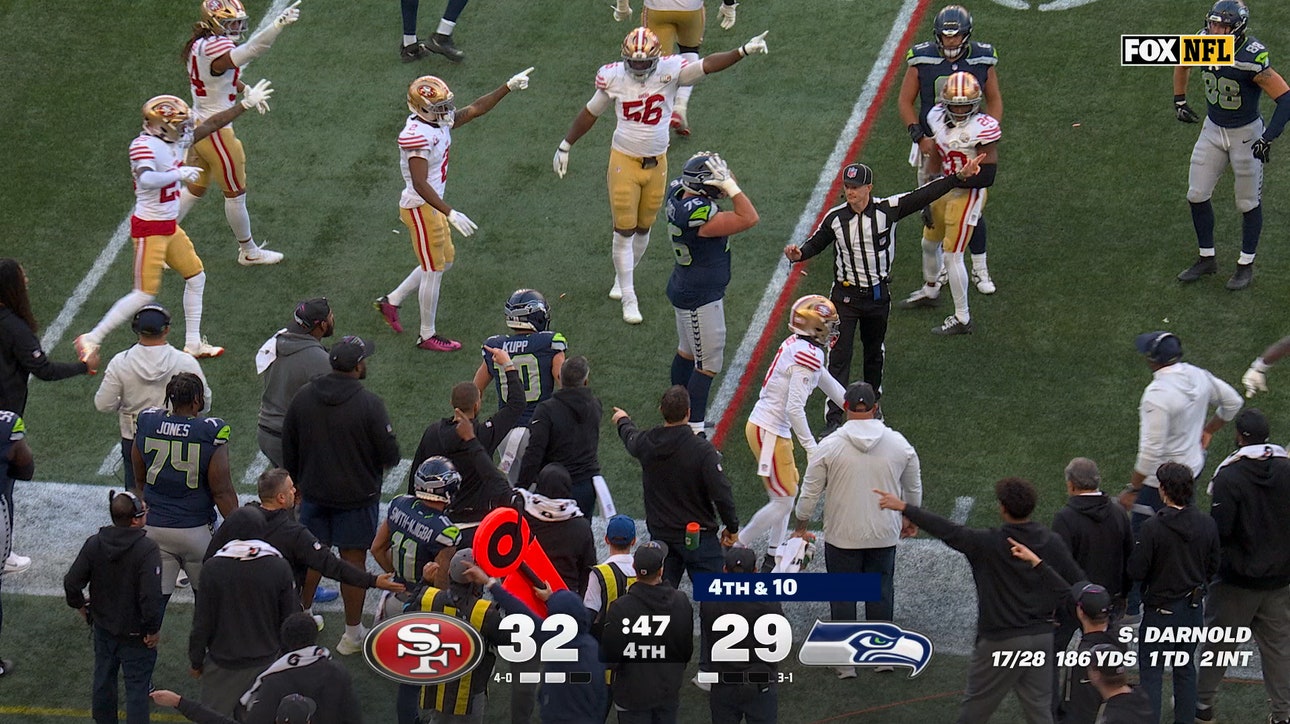 Cooper Kupp ruled short of first down on fourth-down stretch, sealing 49ers’ win over Seahawks | NFL Highlights