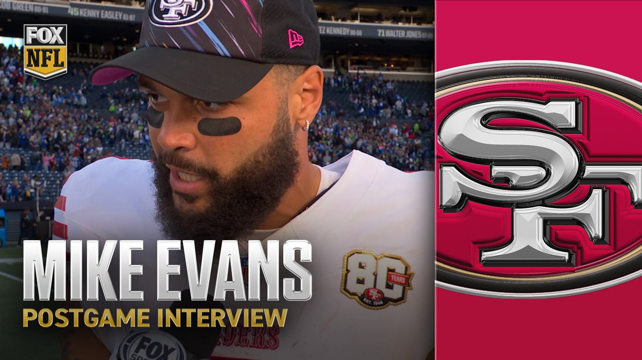49ers’ Mike Evans Reacts to THRILLING Win Over Seahawks, Praises Team’s 'Toughness' and 'Heart'