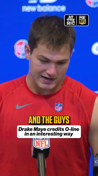 No meatball subs, just ham sandwiches for Drake Maye today