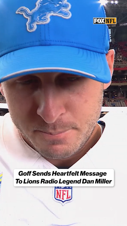 Jared Goff sends a heartfelt message to Lions radio legend