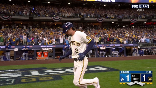 Bryce Turang CRUSHES Solo Home Run to Tie Game for Brewers Against Dodgers