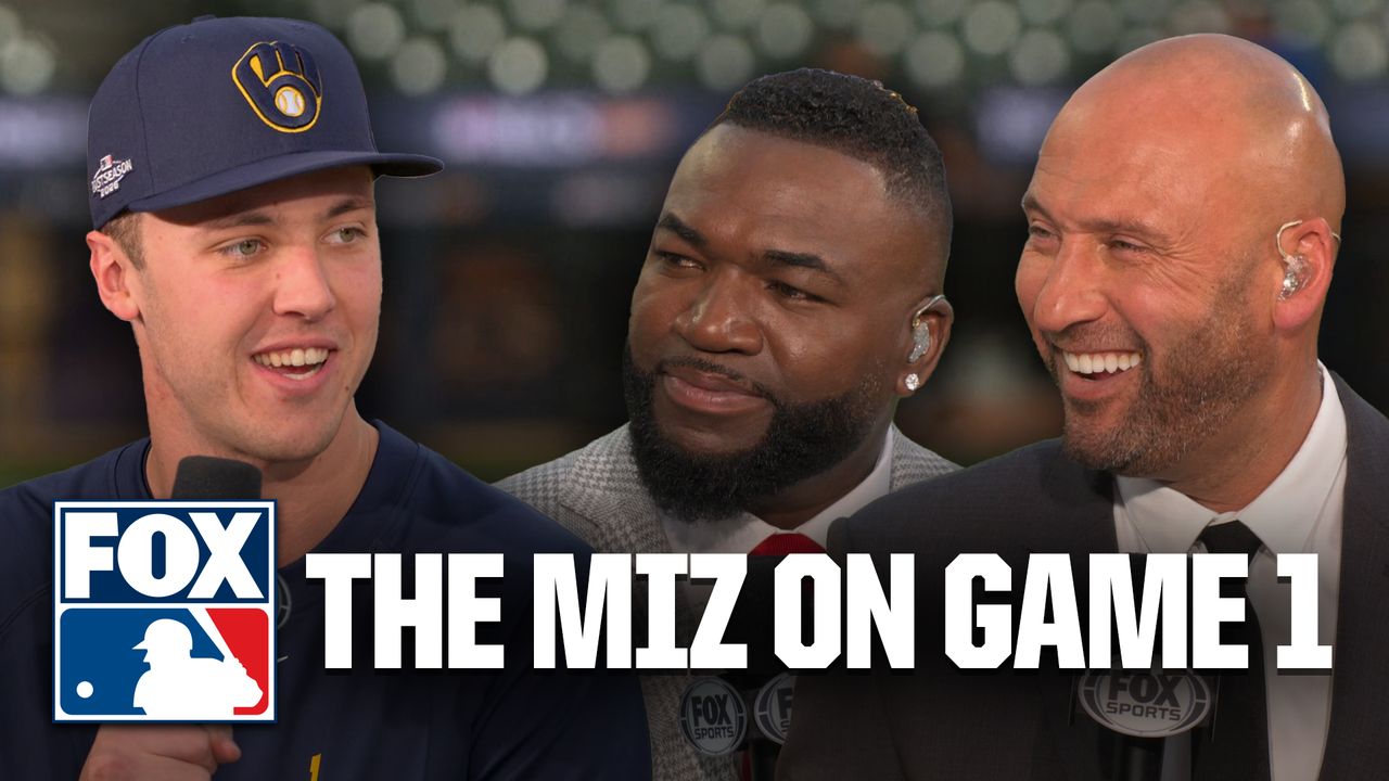 Brewers' Jacob Misiorowski joins Derek Jeter, Big Papi & A-Rod to discuss Game 1 Win vs Dodgers