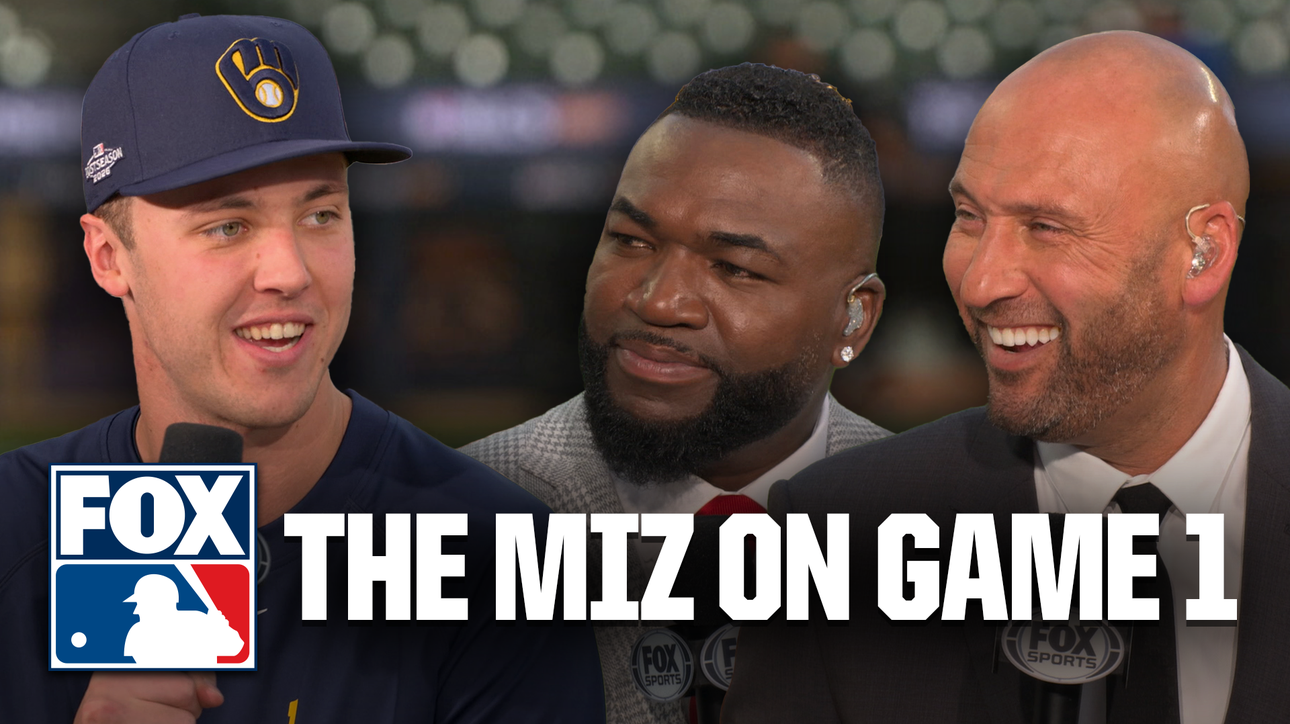 Brewers' Jacob Misiorowski joins Derek Jeter, Big Papi & A-Rod to discuss Game 1 Win vs Dodgers