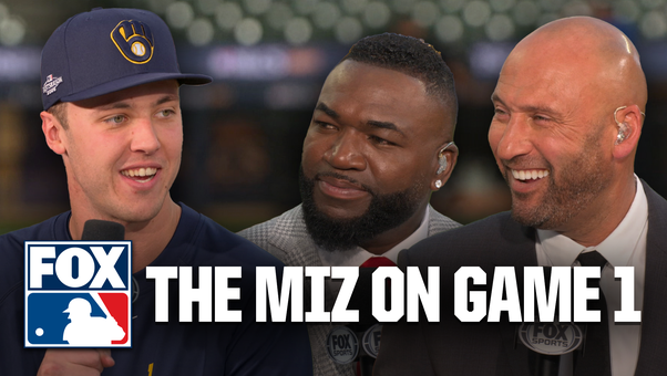 Brewers' Jacob Misiorowski joins Derek Jeter, Big Papi & A-Rod to discuss Game 1 Win vs Dodgers