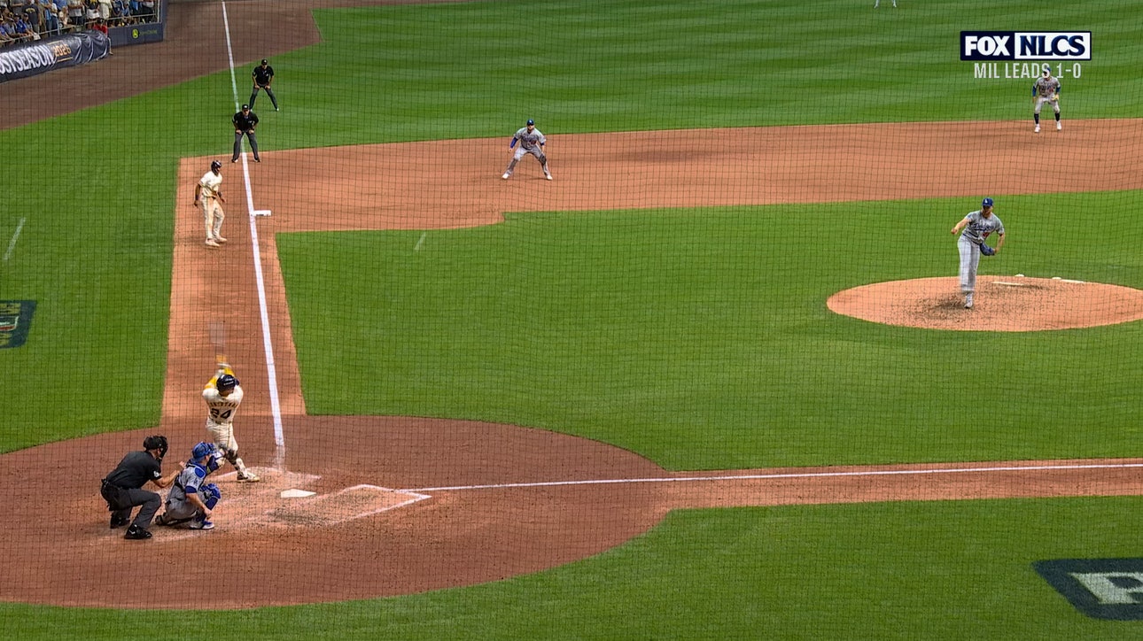William Contreras' RBI Single Puts Brewers Ahead 5-4 Against Dodgers