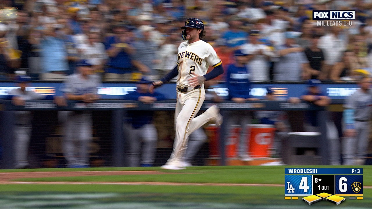 Brice Turang & Jake Bauers EXTEND Brewers' Lead to 7-4 Over Dodgers in 8th Inning
