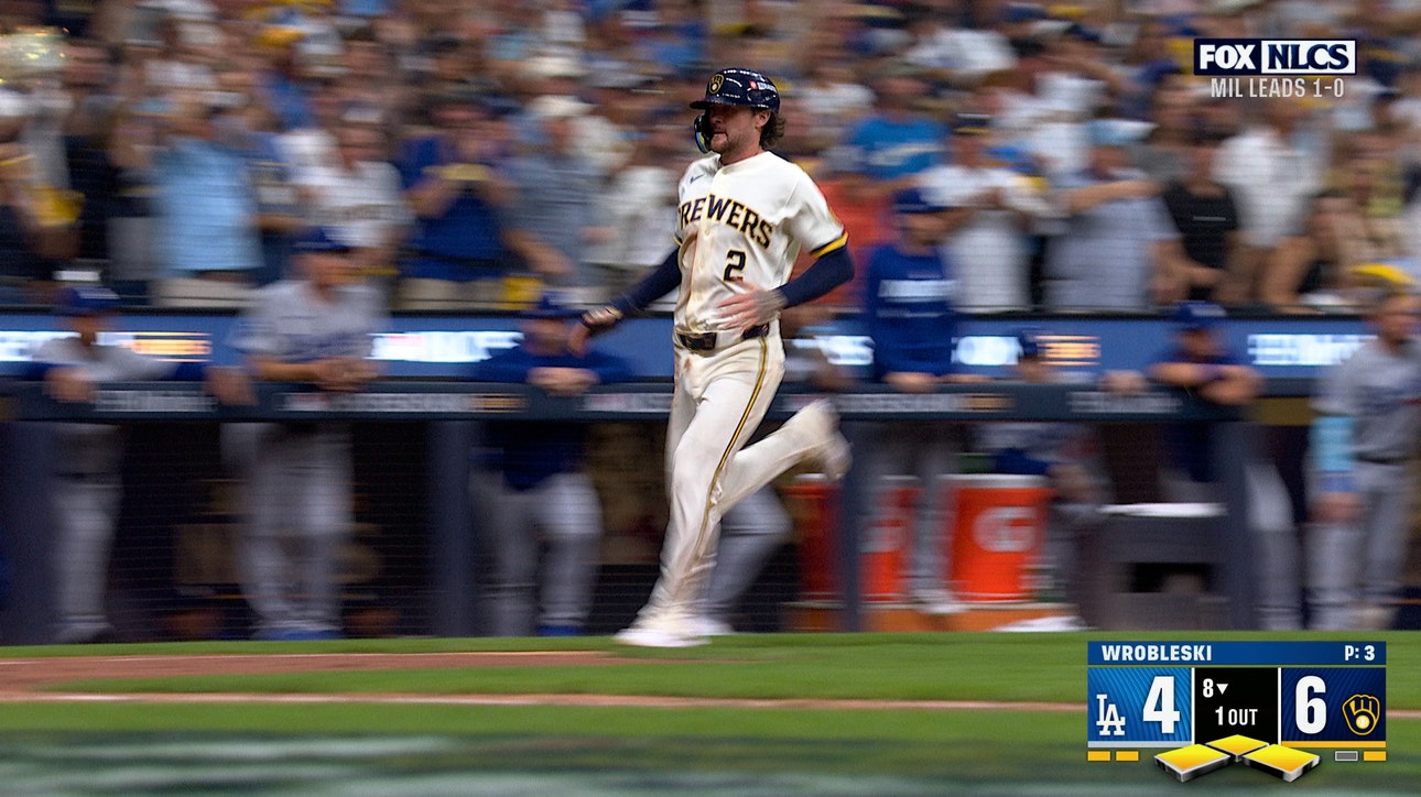 Brice Turang & Jake Bauers EXTEND Brewers' Lead to 7-4 Over Dodgers in 8th Inning