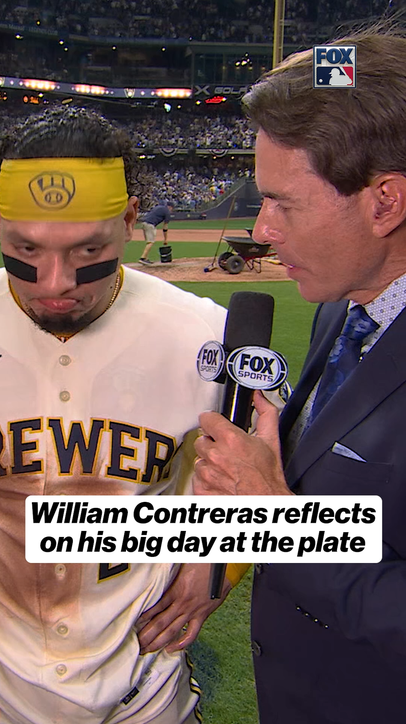 William Contreras reflects on his performance today