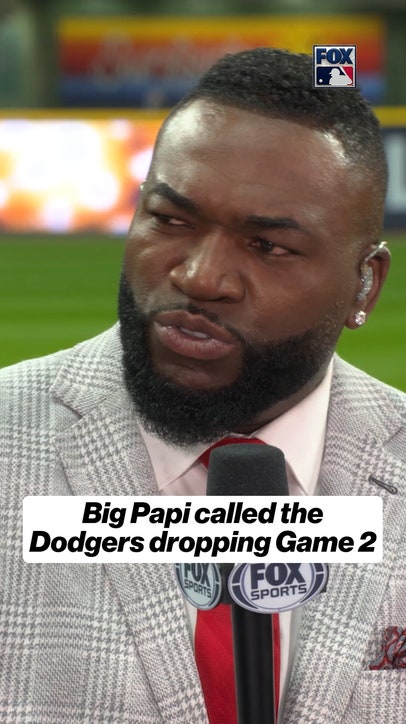 Big Papi predicted the Dodgers dropping game two 🧠