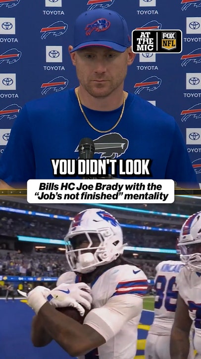 Joe Brady on keeping his composure in OT win over the Rams