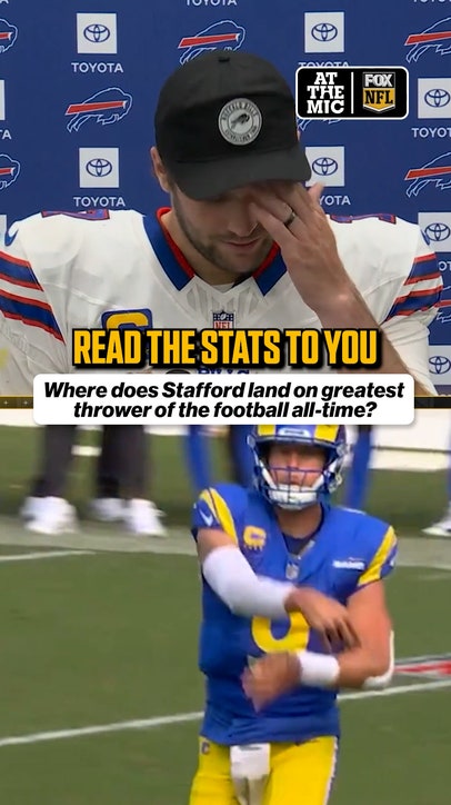 Josh Allen has nothing but respect for Matthew Stafford 👏