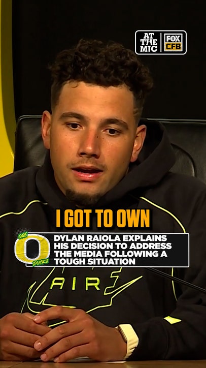 Dylan Raiola explains why he chose to address the media following Oregon’s loss
