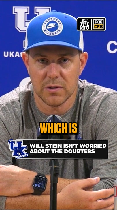 Will Stein isn't letting the outside noise distract what he's building at Kentucky 