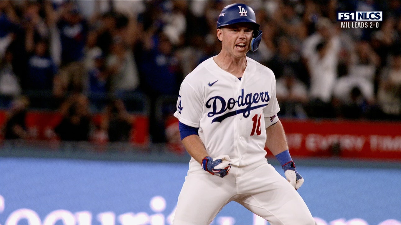 Will Smith hits CLUTCH two-run double, giving Dodgers' lead over Brewers