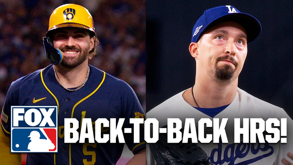 Jake Bauers & Garrett Mitchell hit BACK-TO-BACK homers to give Brewers lead over Dodgers