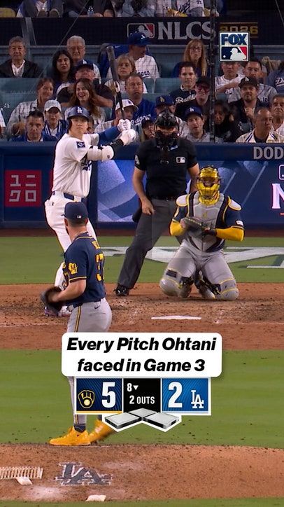 Every Pitch Shohei Ohtani faced in Game 3 of the NLCS