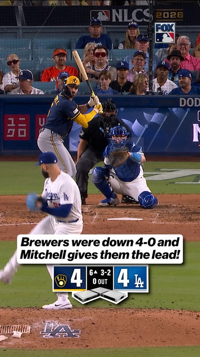 MITCHELL PUTS THE BREWERS ON TOP!