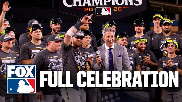 Full Milwaukee Brewers' Celebration After Winning NLCS