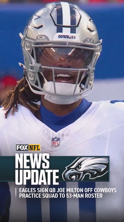 Joe Milton is headed to the Eagles after being signed off the Cowboys' practice squad. What do you think of this move by Philly?