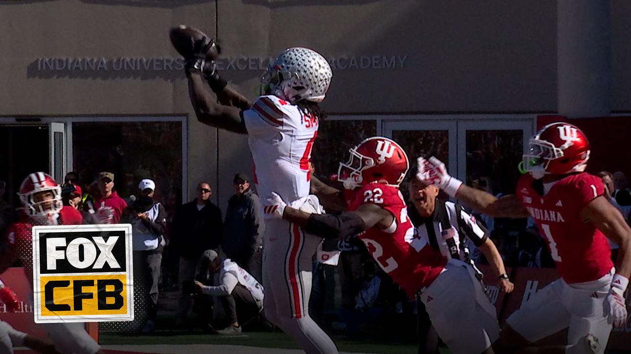 Julian Sayin finds Jeremiah Smith for 38-yard TD, extending Ohio State's lead over Indiana 