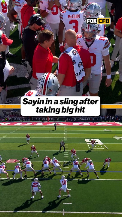 After this hit, Julian Sayin exited the game
