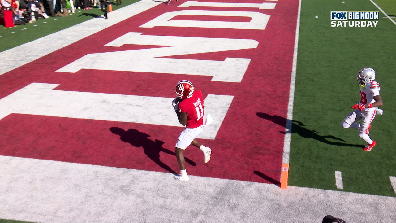 Nick Marsh’s GO-AHEAD TD ruled out of bounds as Ohio State escapes with win vs Indiana 🤯