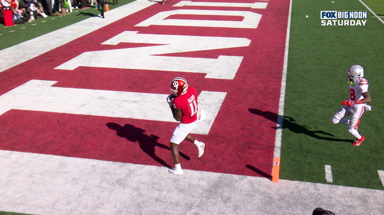Nick Marsh’s GO-AHEAD TD ruled out of bounds as Ohio State escapes with win vs Indiana 🤯