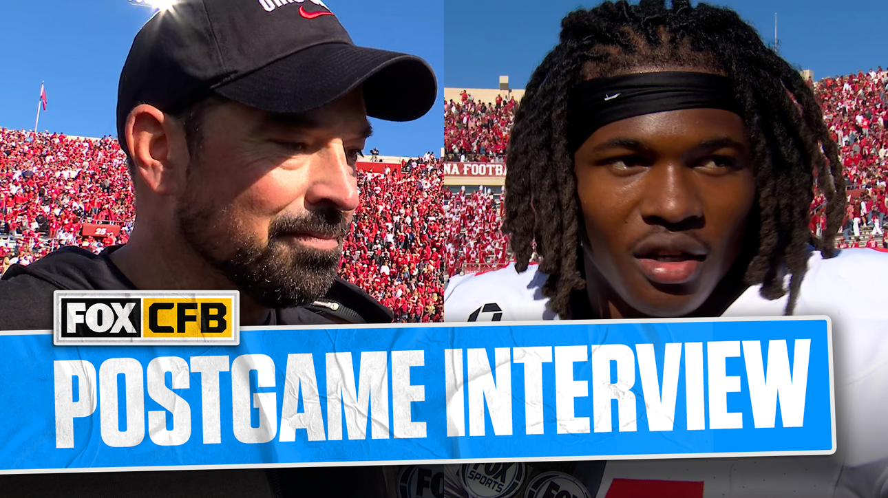 Ohio State's Ryan Day & Jeremiah Smith on getting REVENGE against Indiana