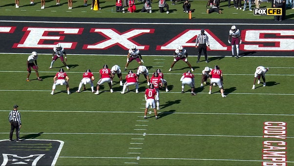 Texas Tech's Will Hammond spins into the end zone to extend lead over Arizona State