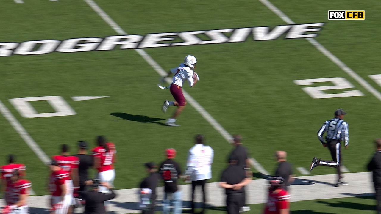 Cutter Boley finds Raiden Vines-Bright for a 74-yard TD to trim Arizona State's deficit vs Texas Tech